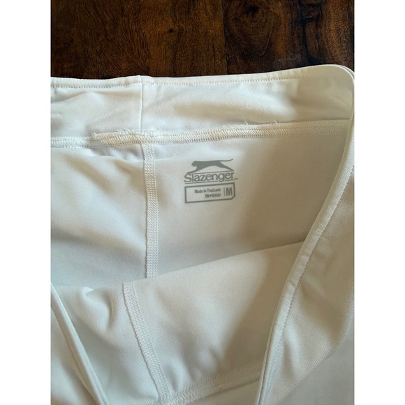 Slazenger Skort White Tennis Activewear Pickleball Sz M Women Pull On Shorts - Picture 3 of 6